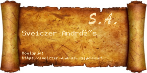 Sveiczer András névjegykártya